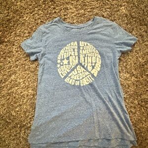 USA Blue Graphic T-Shirt. Women’s size S.